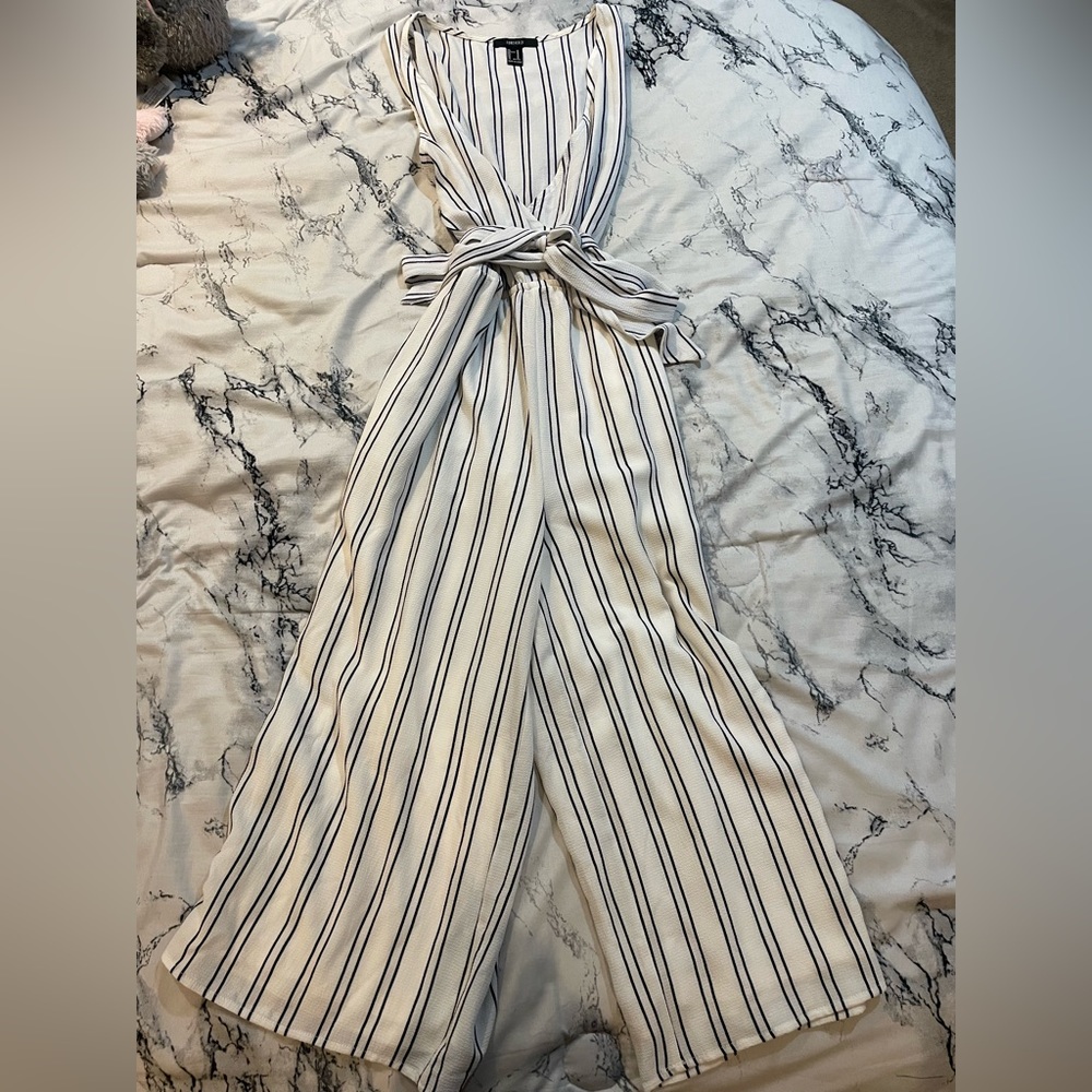 Striped jumpsuit